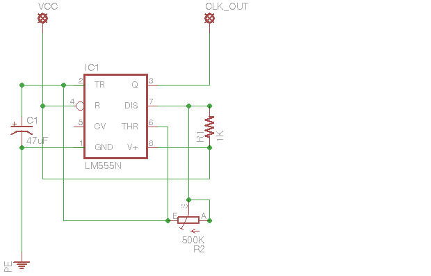 4-bit clock circuit